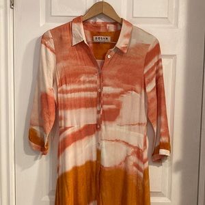 Anthropologie Button up shirtdress Dolan left coast